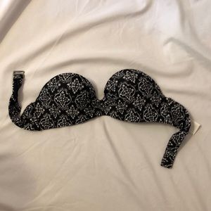 Hollister strapless bikini top